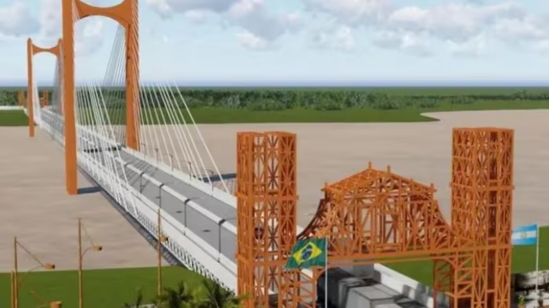 Construirán el puente más importante de Sudamérica que unirá la frontera con Brasil y beneficiará a millones de turistas