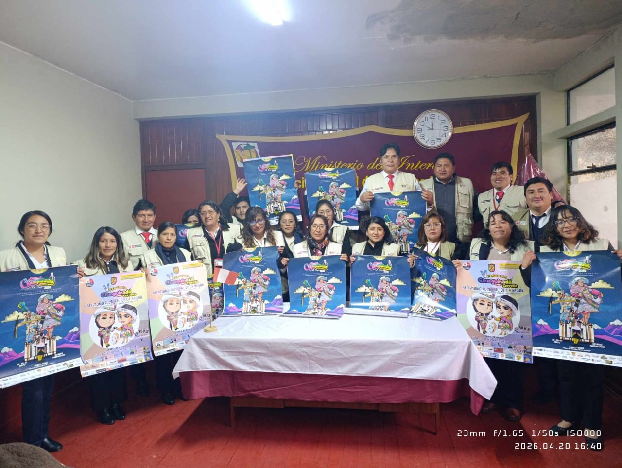 PREFECTURA REGIONAL DE PASCO APOYA EL V FESTIVAL DE LA CHUNGUINADA CERREÑA 2026