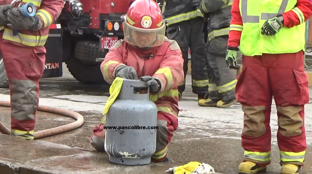 FUGA DE GAS ES CONTROLADA GRACIAS A RÁPIDA INTERVENCIÓN DE LOS SERENOS