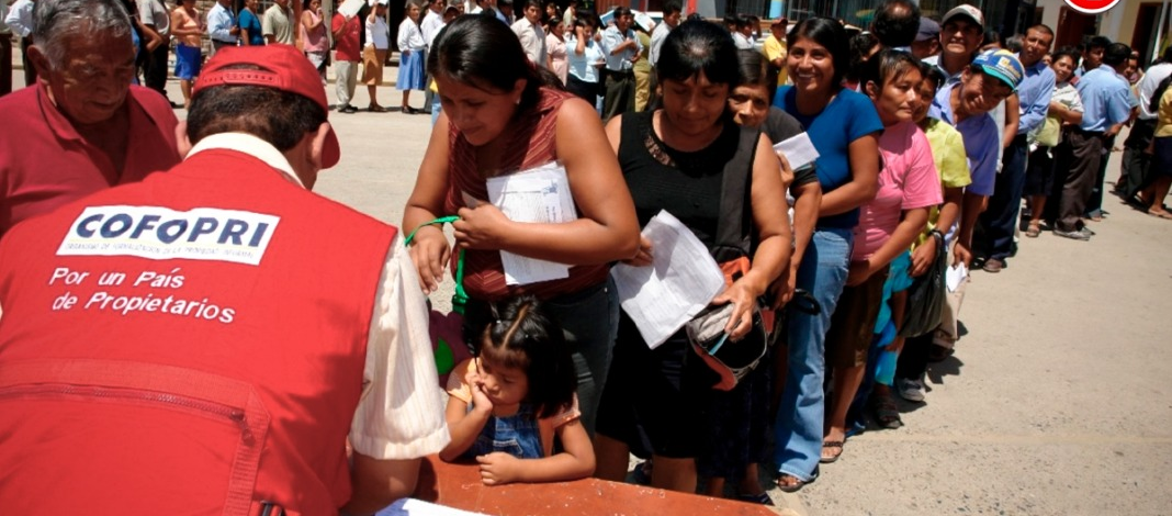 Dictan medidas para la formalización de terrenos ocupados por posesiones informales