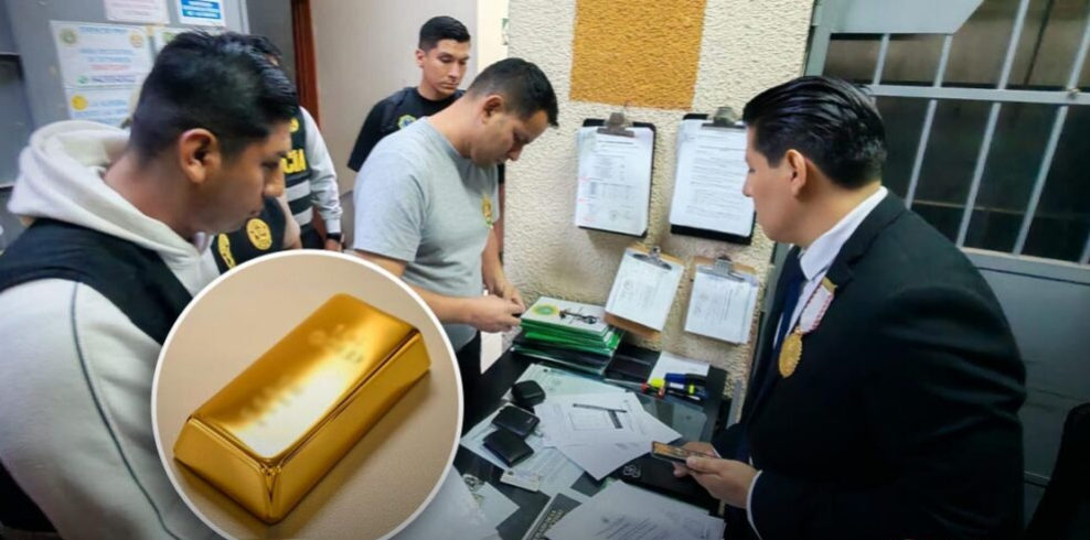 Detienen preliminarmente a siete policías sindicados de apropiación y venta de lingote de oro