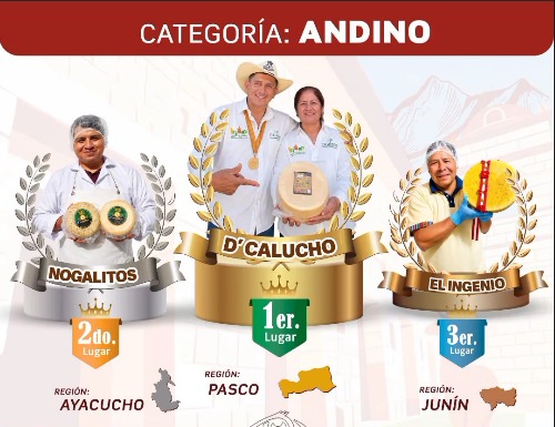 PRODUCTORES OXAPAMPINOS BRILLARON EN EL CONCURSO MACRORREGIONAL DE QUESOS ZONA CENTRO 2026