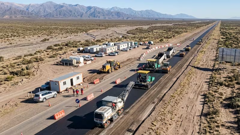 Tras 40 años sin obras, reconstruyen una ruta nacional que será clave para la producción local y el turismo de la región