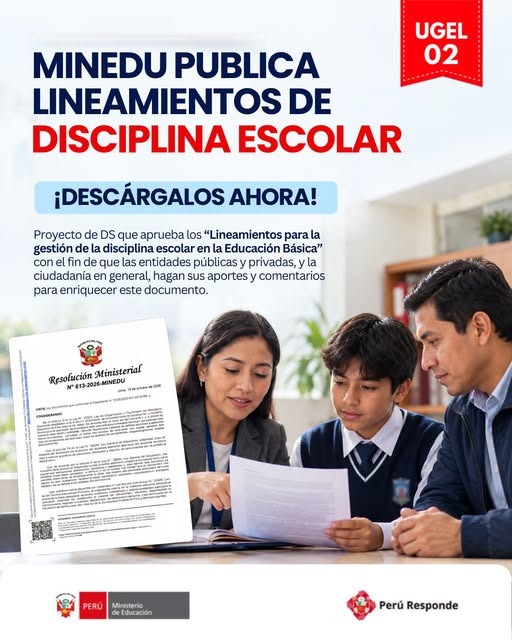 ¡Atención, comunidad educativa!