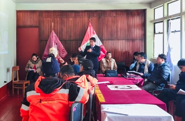 El alcalde provincial de Pasco, #JulioRupay, participó en la reunión del Comité de Prevención y Gestión de Conflictos Sociales (COPREGESCON)