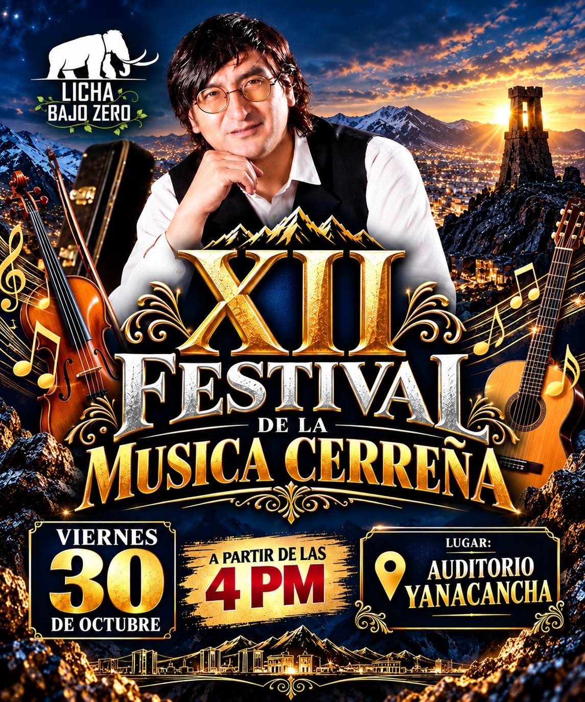 HOY 30 DE OCTUBRE FESTIVAL DE MÚSICA CERREÑA
